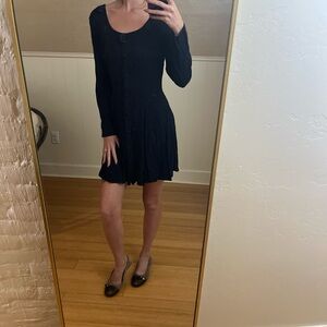 Rampage Black Long Sleeve Dress